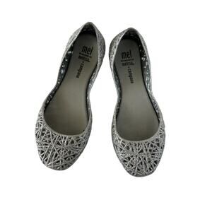 Mel by Melissa + Campana zigzag flats